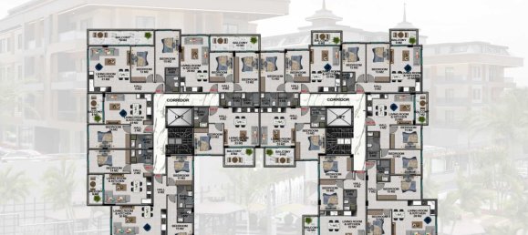 Apartamento de 1+1 en Oba, Turkey No. 4829 30