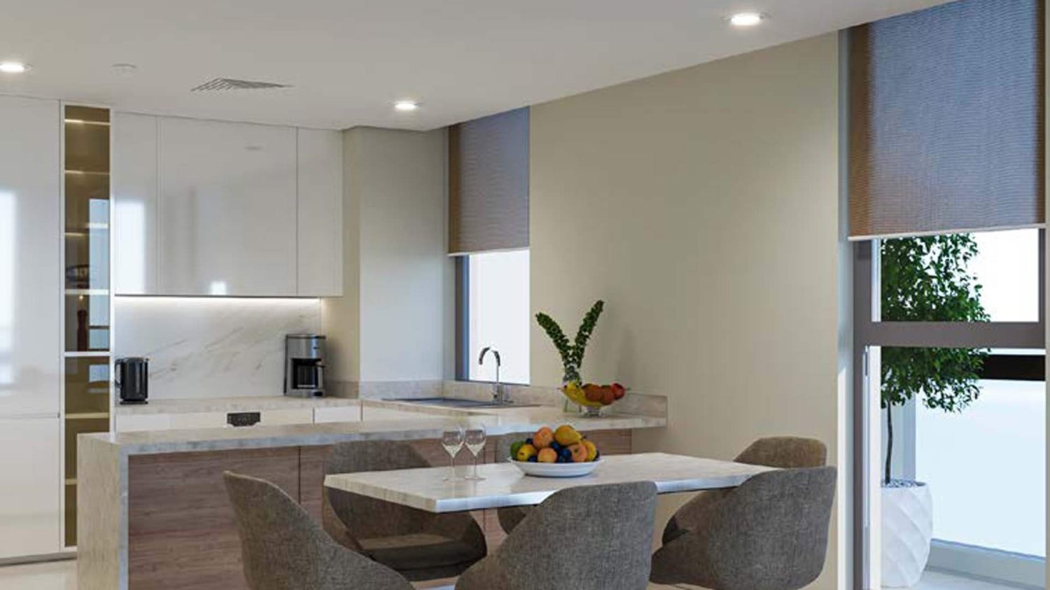 Appartement à Marassi Bay, Manama, Bahrain 50.98m² No. 1467