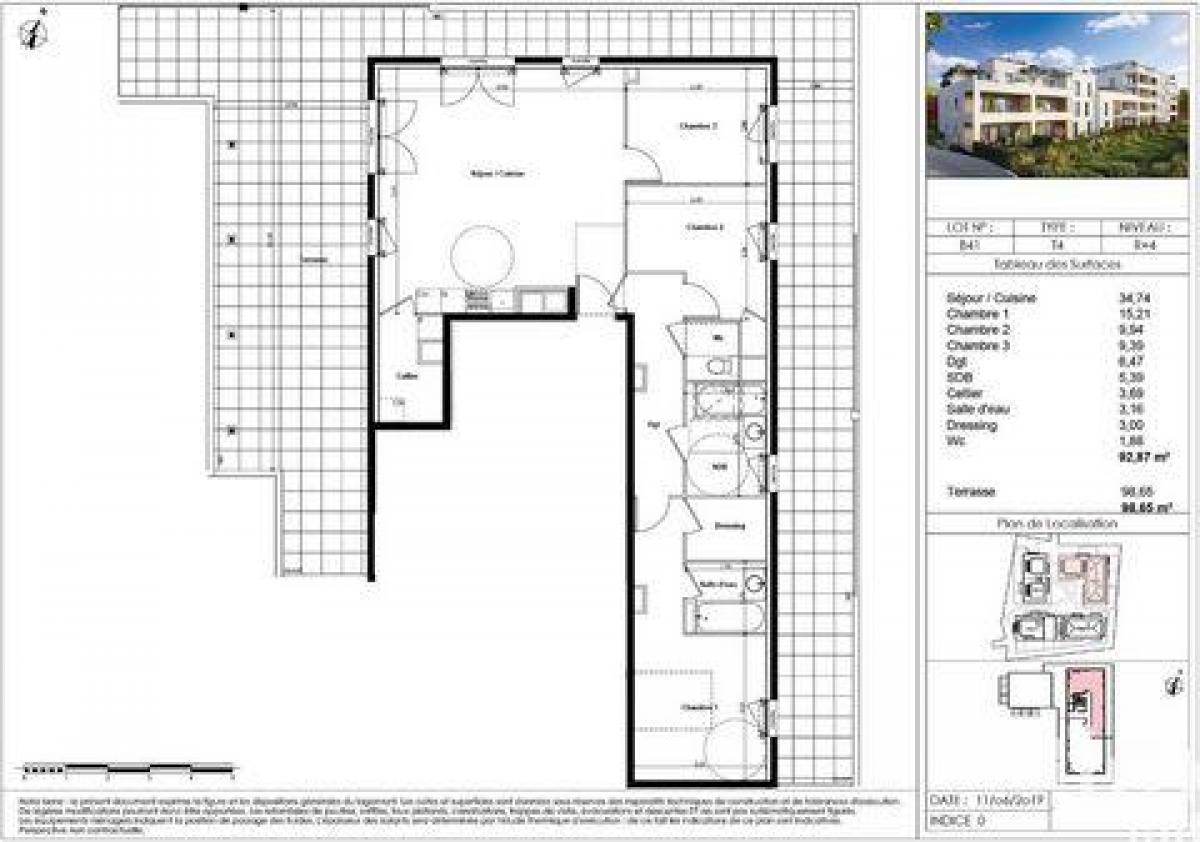 Condominio de 3 dormitorios en Marseille, France No. 16816