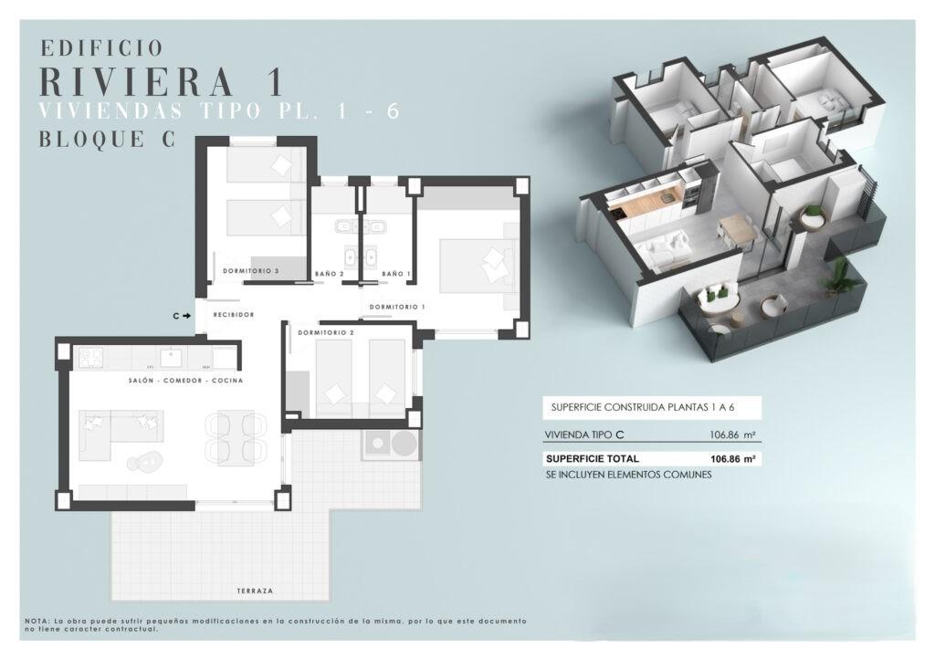Земельный участок с 3 спальнями в Бенидорм, Испания № 119451