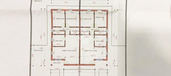 قطعة أرض في Offlaga, Italy 672متر مربع رقم 92496 3