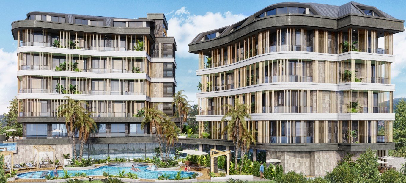 2غرفة شقة في Oba, Turkey رقم 40924