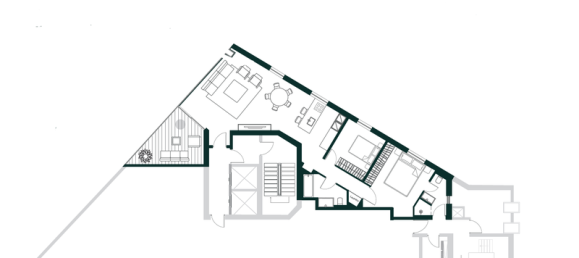 Квартира с 2 спальнями в Никосия, Кипр № 7857 10