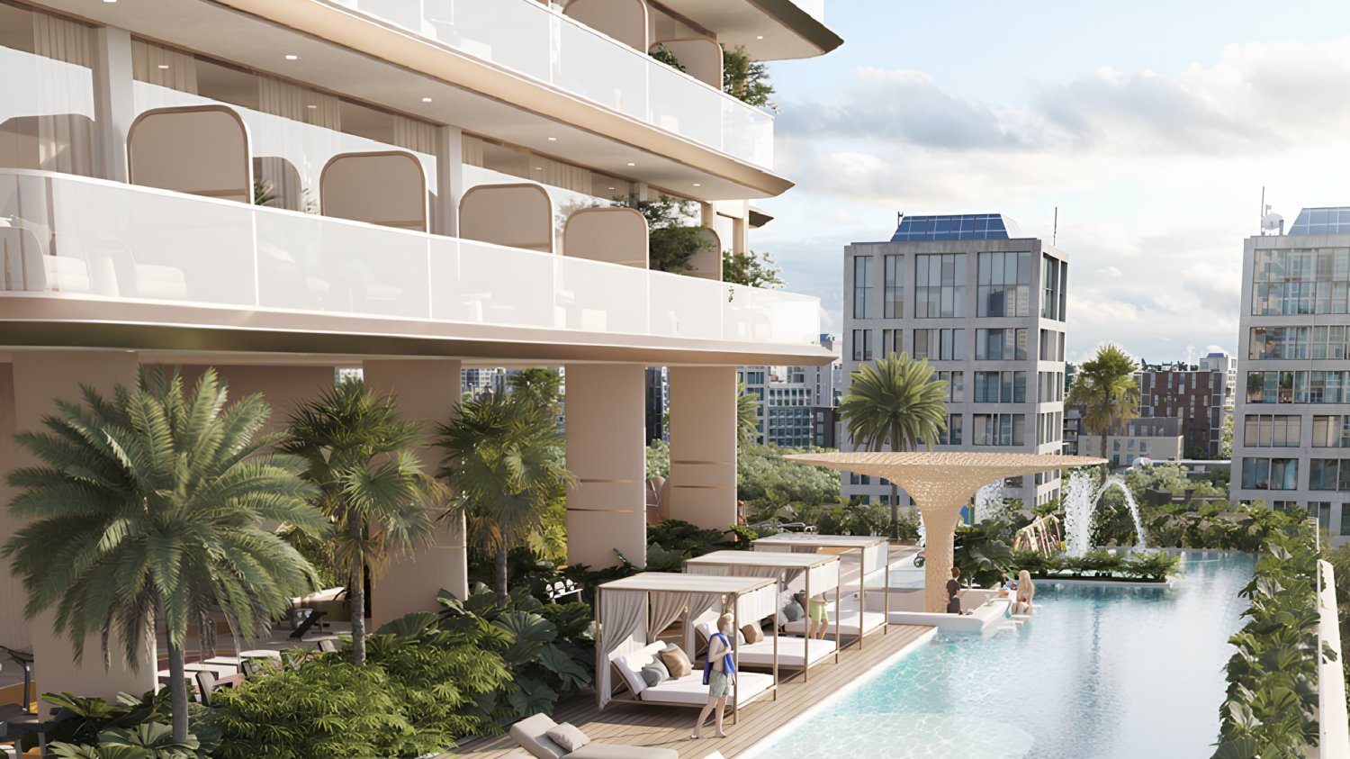 1 غرف نوم شقة في One Park Square, دائرة قرية جميرا, UAE رقم 64068