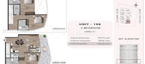 1 bedroom Apartment in Al Marjan Island, UAE No. 23659 23