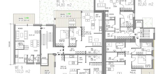 3 rooms Apartment in Trier-Saarburg, Germany No. 285310 2