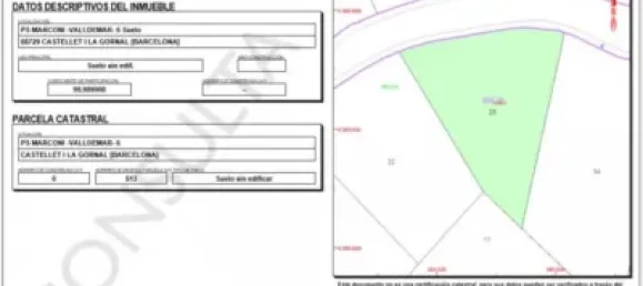 Terreno em Castellet i la Gornal, Spain 282 m² N.º 85039 7