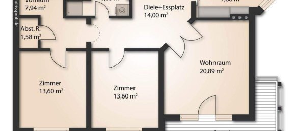 3-Zimmer Wohnung in Wattens, Austria, Nr. 241196 13