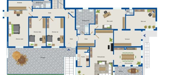 Casa de 8 divisões em Wetteraukreis, Germany N.º 36007 24