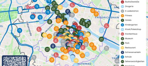 Apartamento de 1 dormitorio en Kreuzberg, Germany No. 327796 14