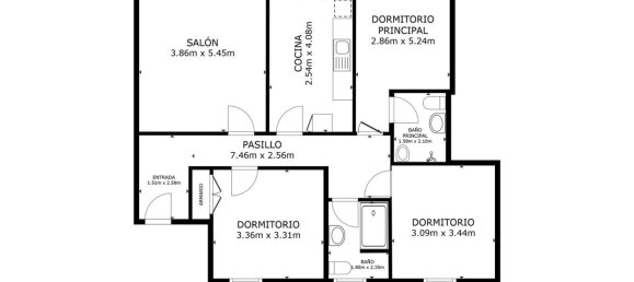 3 Schlafzimmer Wohnung in Logrono, Spain, Nr. 153219 60