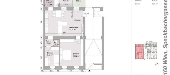 3 rooms Apartment in Ottakring, Austria No. 250285 9