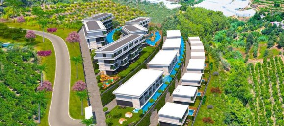 Вилла с 5 комнатами в Аланья, Турция № 18236 15