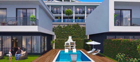 Вилла с 5 комнатами в Аланья, Турция № 18236 3