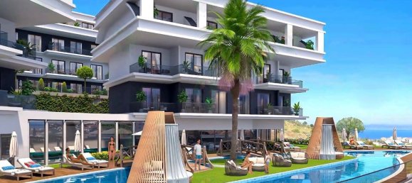 Вилла с 5 комнатами в Аланья, Турция № 18236 5