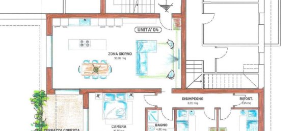 3 Schlafzimmer Wohnung in Costabissara, Italy, Nr. 102751 5