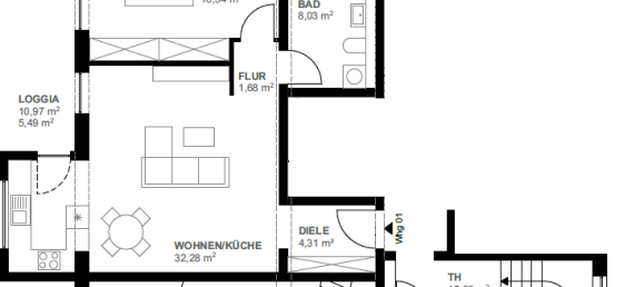 1 Schlafzimmer Wohnung in Düsseldorf, Germany, Nr. 18751 9