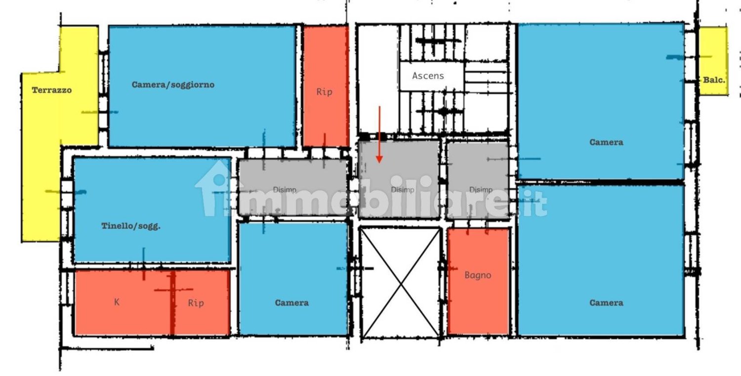 4 Schlafzimmer Wohnung in Pisa, Italy, Nr. 352518