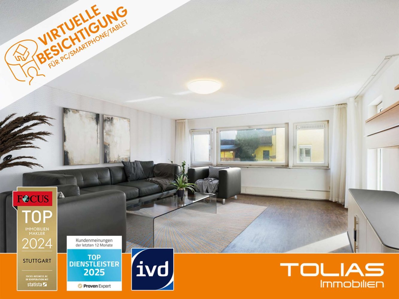 4 rooms Apartment in Ludwigsburg, Germany No. 58325