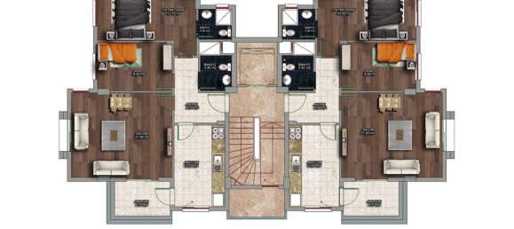 Apartment 2+1 in Kepez, Turkey No. 14930 4