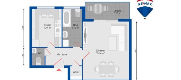 Studio in Favoriten, Austria, Nr. 75766 8