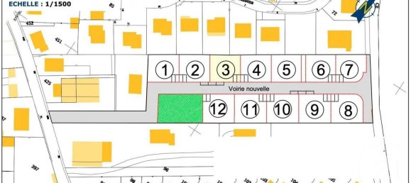 قطعة أرض في Sarry, France 383متر مربع رقم 94307 3