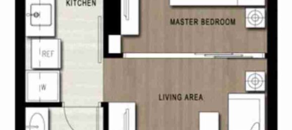 شقة 1 غرف نوم  في Bangkok, Thailand رقم 22501 4