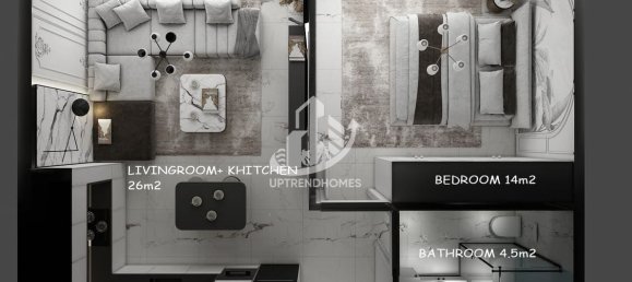 Wohnung 1+1 in Kargicak, Turkey, Nr. 14853 23