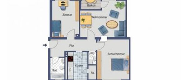 3غرفة شقة في Bonn, Germany رقم 114189 4