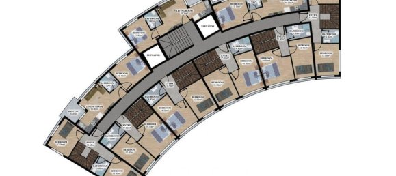 2 rooms Apartment in Oba, Turkey No. 10122 15