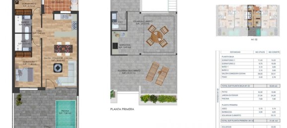 2 Schlafzimmer Stadthaus in Torre-Pacheco, Spain, Nr. 6593 14