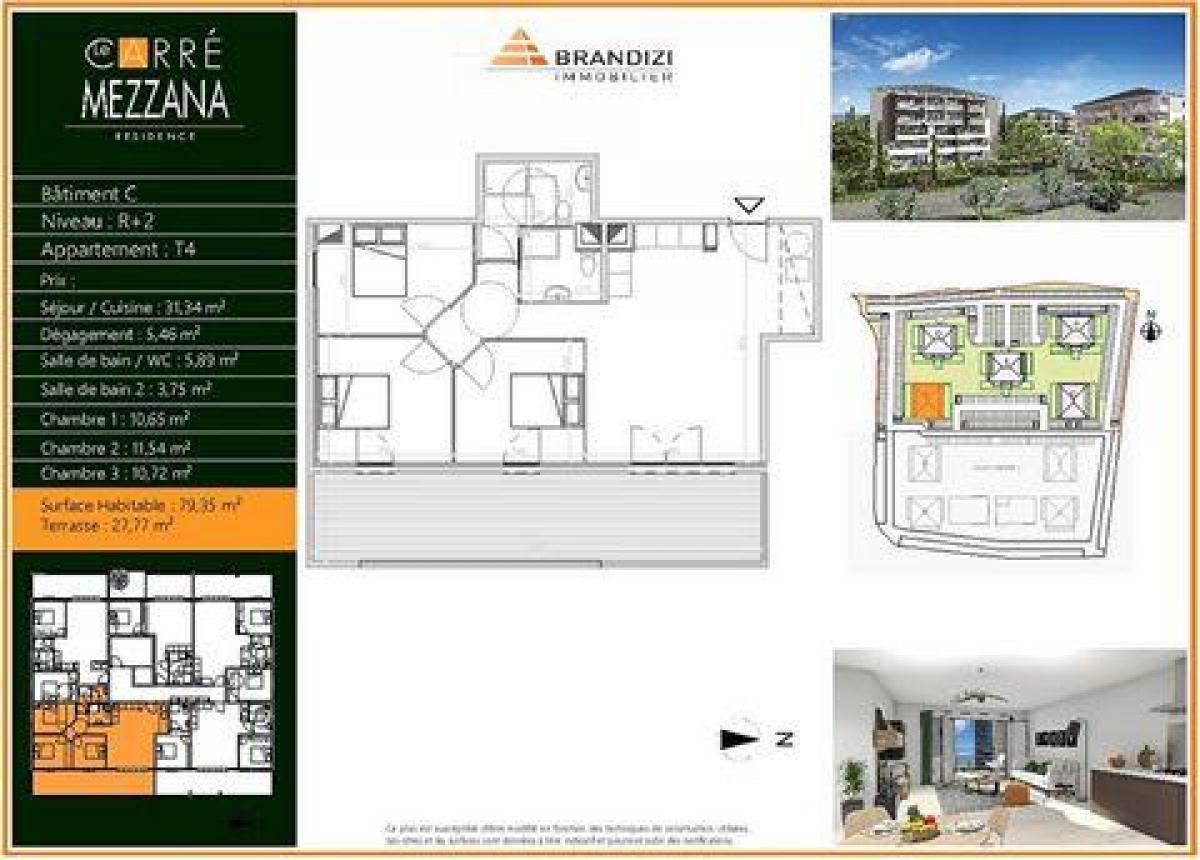 Condominio de 3 dormitorios en Lucciana, France No. 12476