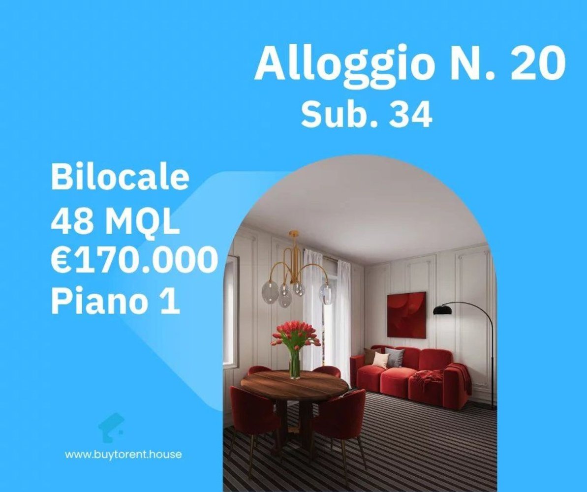2 rooms Apartment in Turin, Italy No. 306993