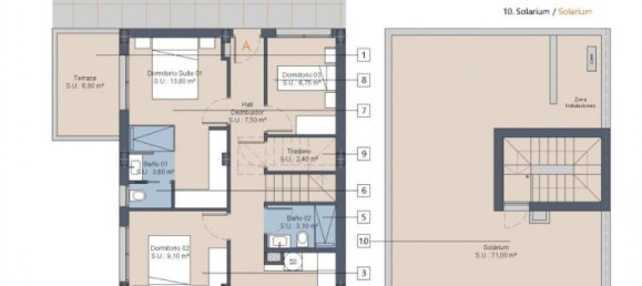 3 bedrooms Penthouse in Murcia, Spain No. 13750 19