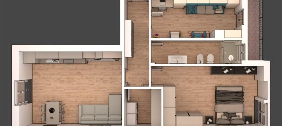 3-Zimmer Wohnung in Milan, Italy, Nr. 303748 25