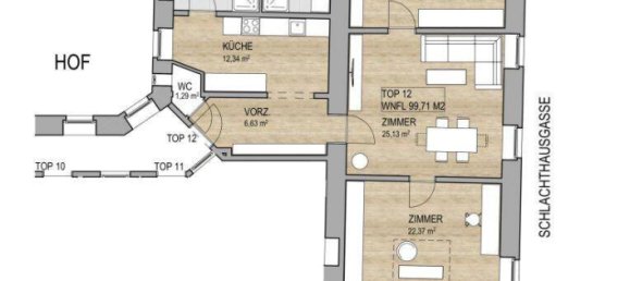 3-Zimmer Wohnung in Wien, Austria, Nr. 94196 22