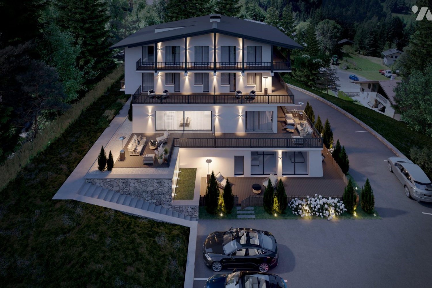 Dúplex de 3 dormitorios en Saint-Gervais-les-Bains, France No. 295494