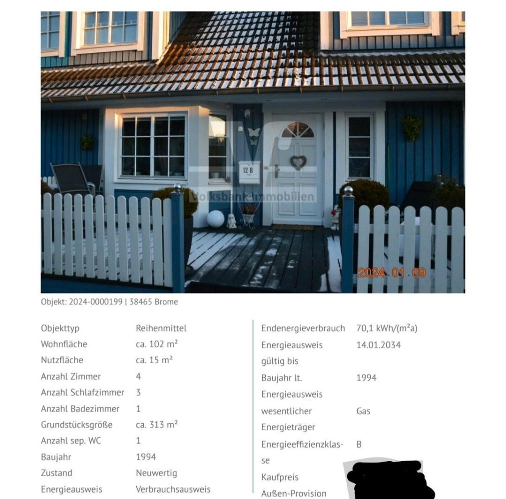 3 Schlafzimmer Stadthaus in Gifhorn, Germany, Nr. 371934