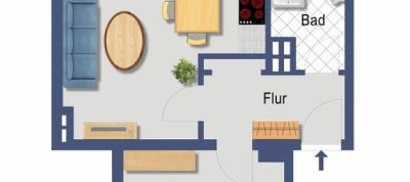 2غرفة شقة في Dusseldorf, Germany رقم 98797 4