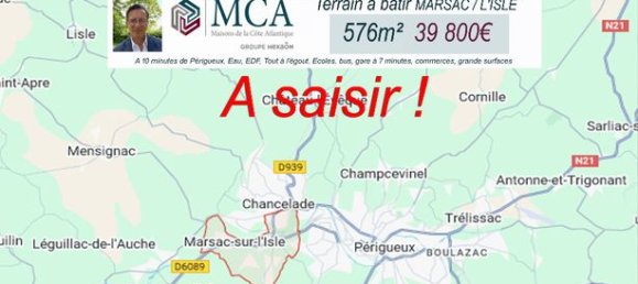 Grundstück in Perigueux, France 576m², Nr. 314407 4