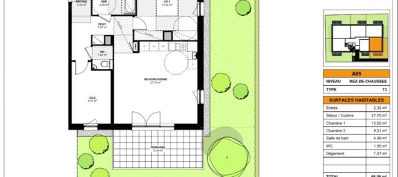 Квартира с 2 спальнями в Сен-Луи, Франция № 93491 9