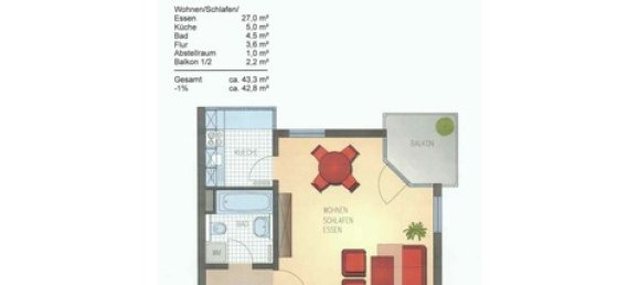 1 bedroom Apartment in Leipzig, Germany No. 263600 12