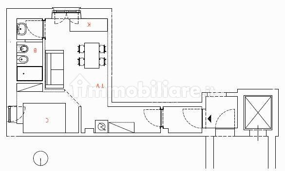 Apartamento de 1 dormitorio en Milan, Italy No. 367153