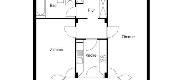 1 chambre Appartement à Wilmersdorf, Germany No. 53410 6