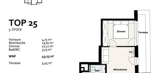 2-Zimmer Wohnung in Wien, Austria, Nr. 197577 9