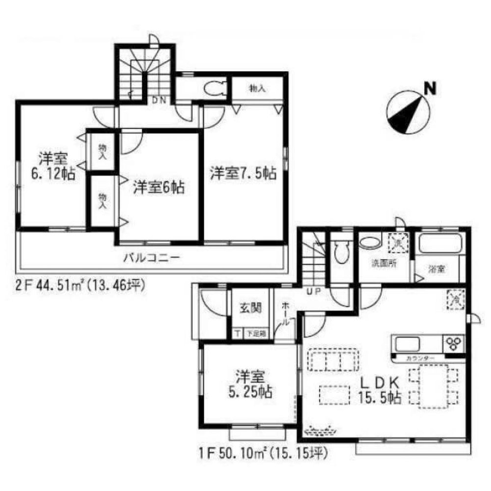 Дом с 4 спальнями в Сайтама, Япония № 7279