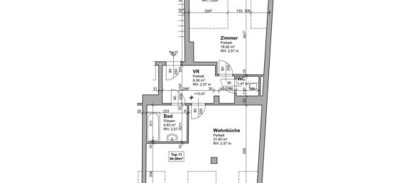 2-Zimmer Wohnung in Lend, Austria, Nr. 254926 6