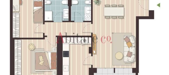 3-Zimmer Wohnung in Pioltello, Italy, Nr. 215328 22