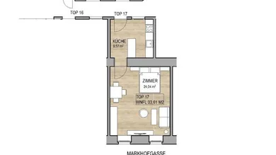 Studio in Vienna, Austria No. 199125