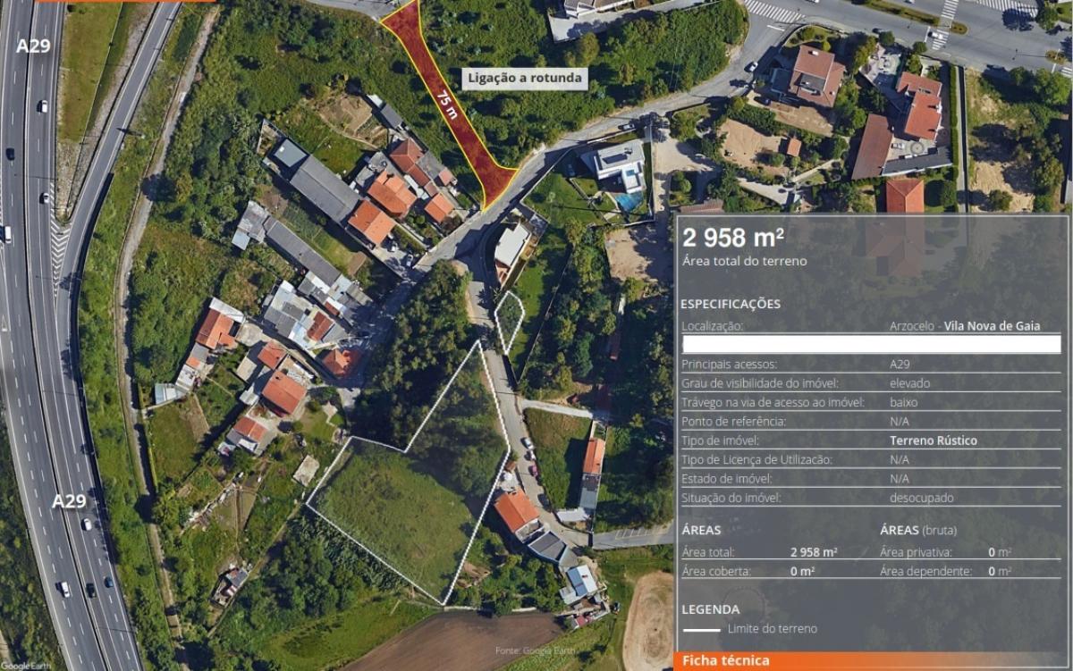 2958m² Land in Vila Nova de Gaia, Portugal No. 9206